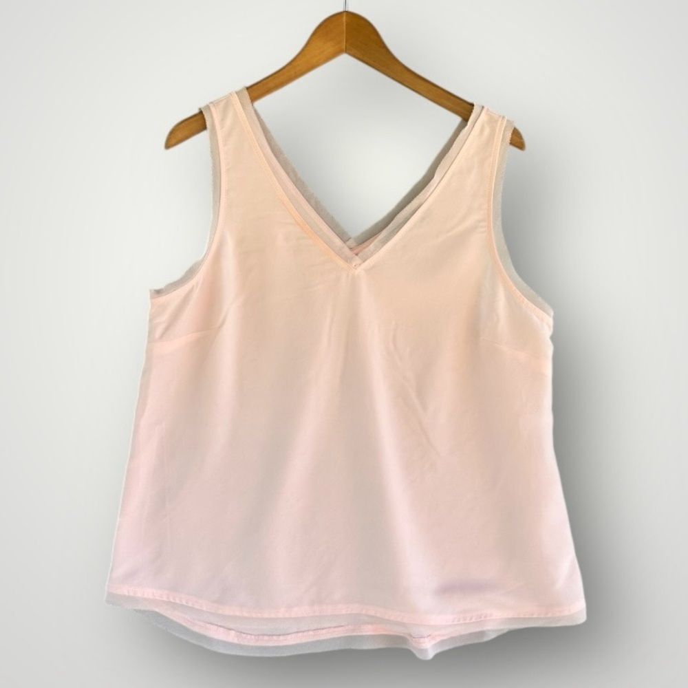 Women's Pink Sleeveless Top